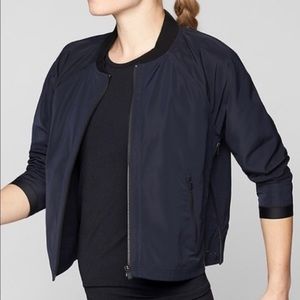 Athleta Side Zip Bomber Jacket